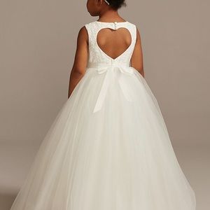 soft white flower girl dresses